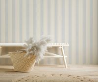 Обои Zambaiti Parati Satin Flowers IV Z66855 Винил на флизелине (0,53*10,05) Бежевый/Голубой, Полоса — фото 3, Обои для стен