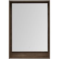 Зеркало Aquanet Милан 60 336398 с подсветкой Дуб рустикальный с сенсорным выключателем — фото 3, Зеркала в ванную комнату