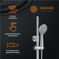 Душевая система Orange Berni M09-911cr Хром — фото 6, Душевое оборудование. Душевая программа