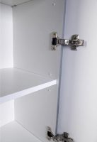 Шкаф пенал Style Line Атлантика Люкс Plus 35 с бельевой корзиной Бетон темный арт-СС-00002284 — фото 6, Пеналы для ванной комнаты