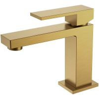 Смеситель для раковины Boheme Qubic 471-BR Бронза — фото 1, Смесители