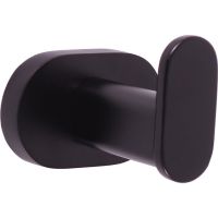 Крючок Rav Slezak Yukon YUA0100CMAT Черный матовый — фото 1, Крючки для полотенец