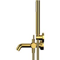 Смеситель для ванны Whitecross Y gold Y1231GL Золото — фото 2, Смесители