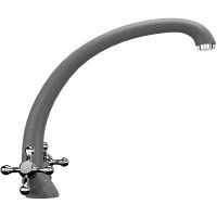 Смеситель для кухни Ulgran Classic U-013-309 Темно-серый — фото 1, Смесители