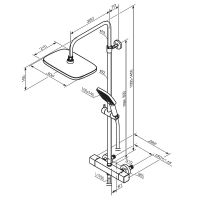 Товар: Душевая система Damixa Gala 953800000 с термостатом Хром - фото 7 Душевая система Damixa Gala 953800000 с термостатом Хром — фото 7, Душевое оборудование. Душевая программа