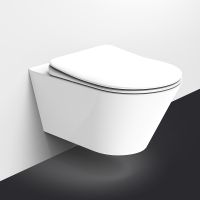 Унитаз Logan L3W AVVA 288924 подвесной Белый без сиденья — фото 2, Унитазы