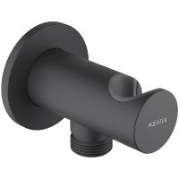 Шланговое подключение Aquatek AQ2464MB Черное матовое — фото 1, Шланговые подключения