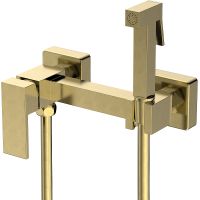 Гигиенический душ со смесителем Splenka S98.51.03 Золото матовое — фото 1, Гигиенические души