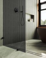 Товар: Душевая перегородка Maybah Glass MGD-274-6 790x1950 коннектор стена-стекло Черный стекло графитовое - фото 6 Душевая перегородка Maybah Glass MGD-274-6 790x1950 коннектор стена-стекло Черный стекло графитовое — фото 6, Душевые перегородки