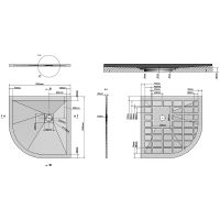 Душевой поддон из искусственного камня Grossman Strong 100x100 GR-S2100100 Графит — фото 8, Душевые поддоны из искусственного камня
