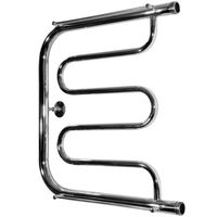 Водяной полотенцесушитель Тругор ПМ 1 П 50x70 с полкой Хром — фото 1, Водяные полотенцесушители