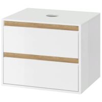 Тумба под раковину Excellent Tuto 60 MLEX.0104.600.WHBL подвесная Белый Дуб — фото 1, Мебель для ванной