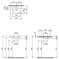 Раковина Berges Small 45 182008 Белая глянцевая — фото 5, Мини-раковины
