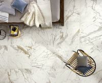 Керамогранит Marazzi Ragno Bistrot Calacatta Michelangelo Soft rett. R4MK 60х60 см — фото 2, Керамогранит