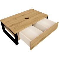 Тумба под раковину 1MarKa Grunge Loft 100П У85844 подвесная Дуб вотан — фото 3, Тумбы под раковину