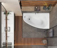 Акриловая ванна Vagnerplast Avona 150x90 R VPBA159AVO3PX-04 без гидромассажа — фото 2, Акриловые ванны