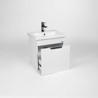 Товар: Тумба под раковину VIANT Барселона 50 VBAR50CO-T1YP подвесная Белая - фото 4 Тумба под раковину VIANT Барселона 50 VBAR50CO-T1YP подвесная Белая — фото 4, Тумбы под раковину