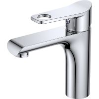 Смеситель для раковины Ростовская Мануфактура Сантехники SL137-001F Хром — фото 1, Смесители