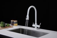 Смеситель для кухни Paulmark Lange La214212-431 Белый матовый — фото 4, Смесители для кухни