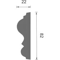 Товар: Молдинг Перфект AD338 2400x82x22 мм - фото 3 Молдинг Перфект AD338 2400x82x22 мм — фото 3, Молдинги