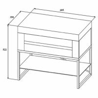 Товар: Банкетка Бриклаер Лофт 60 4627125414091 Метрополитен грей - фото 4 Банкетка Бриклаер Лофт 60 4627125414091 Метрополитен грей — фото 4, Мебель для ванной