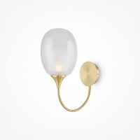 Настенный светильник Maytoni Modern Aura MOD016WL-01BS Прозрачный Латунь — фото 4, Светильники