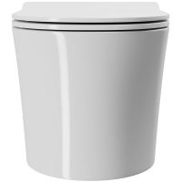 Комплект унитаза с инсталляцией Point Вега 886914SLO3+PN41711 с сиденьем Микролифт и Черной матовой клавишей смыва — фото 4, Унитазы