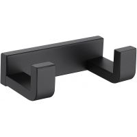 Двойной крючок Abber Westen AA1750B Черный матовый — фото 1, Крючки для полотенец