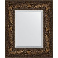 Зеркало Evoform Exclusive 59х49 BY 3365 с фацетом в багетной раме - Византия бронза 99 мм — фото 1, Мебель для ванной