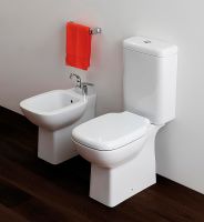 Товар: Унитаз компакт Flaminia Sprint SR116 Белый без бачка и сиденья - фото 3 Унитаз компакт Flaminia Sprint SR116 Белый без бачка и сиденья — фото 3, Унитазы