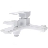 Смеситель для ванны Orange Lutz M04-100w Белый — фото 4, Смесители