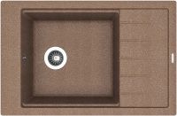 Кухонная мойка Florentina Липси-780Р 20.275.D0780.105 Коричневая — фото 2, Кухонные мойки