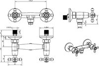 Товар: Смеситель для душа Boheme Royal Cristal 314-Royal Бронза - фото 3 Смеситель для душа Boheme Royal Cristal 314-Royal Бронза — фото 3, Смесители