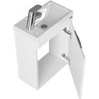 Тумба под раковину СанТа Родос 40 206010 подвесная Белая — фото 2, Тумбы под раковину