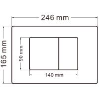 Комплект унитаза с инсталляцией Abber Bequem AC1100-AC0105-AC0120 с сиденьем Микролифт и клавишей смыва Хром — фото 16, Комплекты унитаз + инсталляция