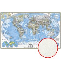Фреска Ortograf Карты мира 30860 Фактура флок FLK Флизелин (3,3*2) Синий/Разноцветный, Карты — фото 1, Фрески