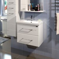 Тумба под раковину СанТа Омега 50 207035 подвесная Белая — фото 5, Тумбы под раковину