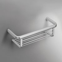 Полка корзина Colombo Design Lulu B6232.CR Хром — фото 2, Полки для ванной и душа