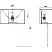 Товар: Настенный светильник Maytoni Modern Impressive MOD151WL-01G Белый Золото - фото 8 Настенный светильник Maytoni Modern Impressive MOD151WL-01G Белый Золото — фото 8, Светильники