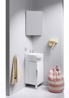 Тумба под раковину Aqwella Рио 45 Rio.01.04 угловая Белая — фото 2, Мебель для ванной