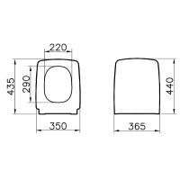 Сиденье для унитаза Vitra Metropole 90-003-009 с Микролифтом — фото 2, Сиденья для унитаза