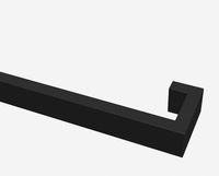 Душевая перегородка Abber AG60120B 120x200 профиль Черный стекло прозрачное — фото 4, Душевые перегородки