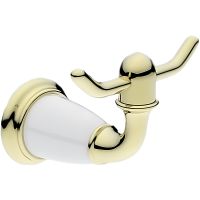 Двойной крючок Art&Max Bianchi AM-E-2601-Do Золото — фото 1, Крючки для полотенец