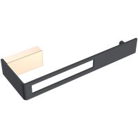 Полотенцедержатель Boheme Q 10945-G-B Черный Золото — фото 1, Полотенцедержатели