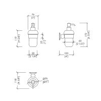 Товар: Дозатор для жидкого мыла Devon&Devon New York NY130CR Хром Белый - фото 3 Дозатор для жидкого мыла Devon&Devon New York NY130CR Хром Белый — фото 3, Дозаторы