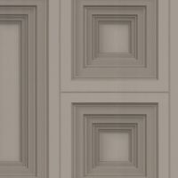 Обои Zambaiti Parati Trussardi VI 46025 Винил на флизелине (1,06*10,05) Серый/Коричневый, Геометрия — фото 1, Обои для стен