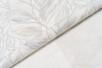 Обои Артекс Хлоя 10708-01 Винил на флизелине (1,06*10,05) Белый, Листья — фото 3, Обои для стен