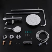 Товар: Душевая система Gappo G90 G2490 с термостатом Хром - фото 7 Душевая система Gappo G90 G2490 с термостатом Хром — фото 7, Душевое оборудование. Душевая программа