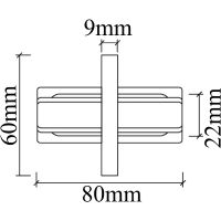 Соединитель линейный Crystal Lux CLT 0.2211 01 BL Черный — фото 2, Комплектующие для освещения
