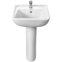 Товар: Раковина Santek Лонги 45 1WH501753 Белая - фото 4 Раковина Santek Лонги 45 1WH501753 Белая — фото 4, Раковины напольные